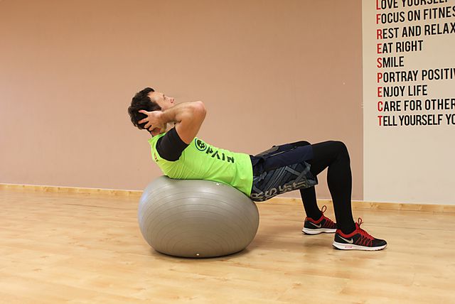 Photo of Exercise Ball Crunch exercise