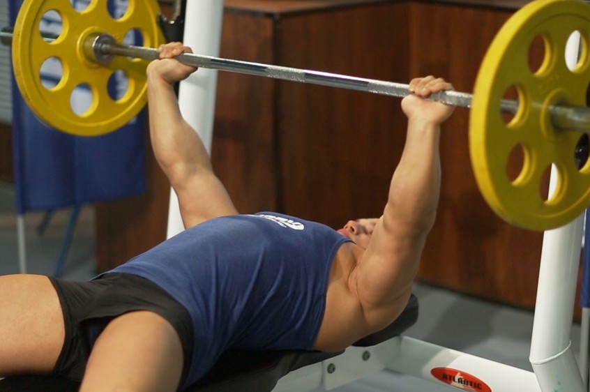 Exercise Wide-Grip Barbell Bench Press 