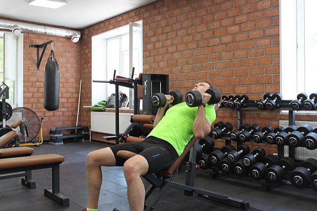 Photo of Incline Dumbbell Bench With Palms Facing In exercise