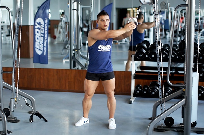 Exercise Standing Cable Wood Chop
