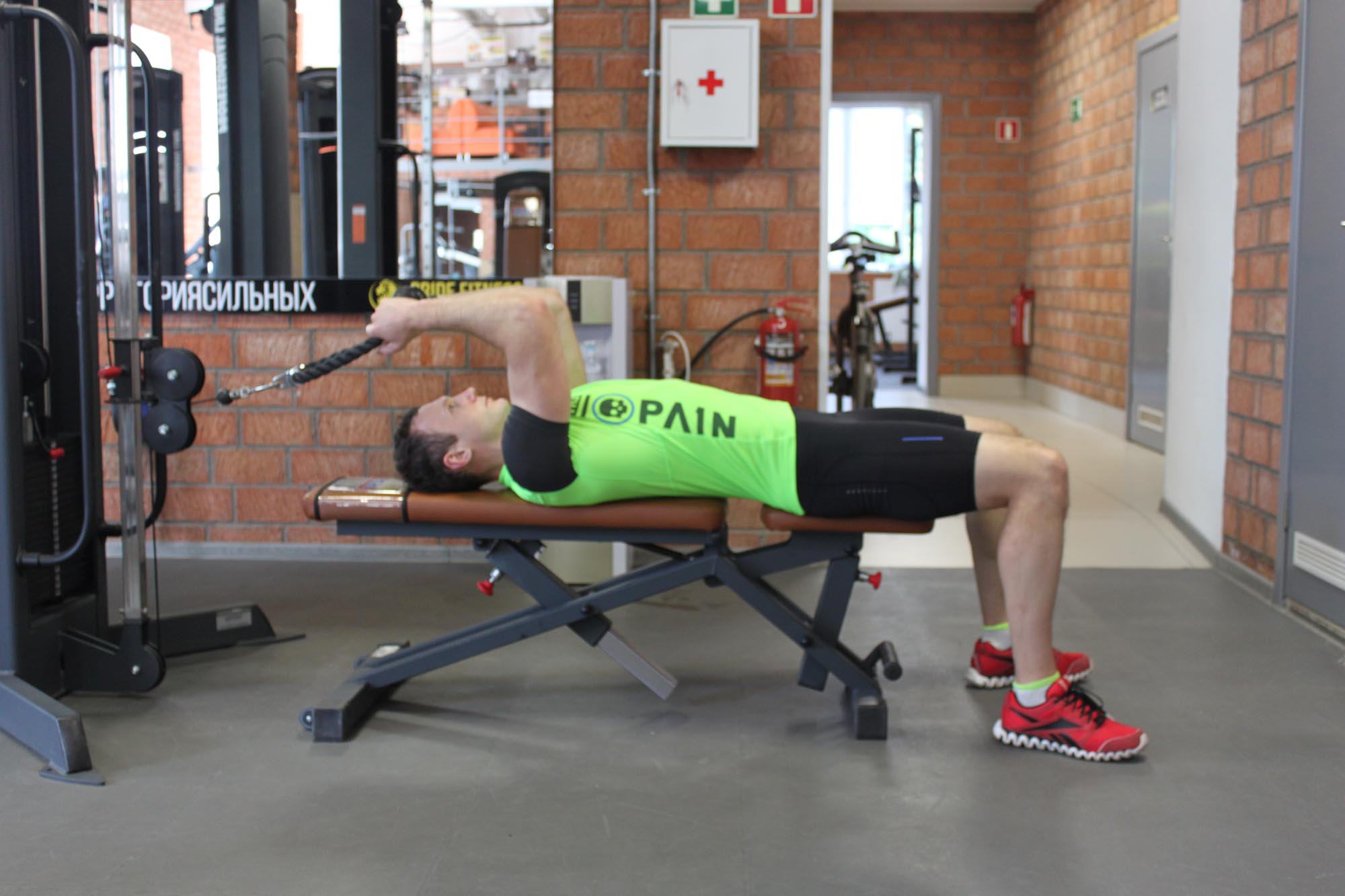 Exercise Low Cable Triceps Extension