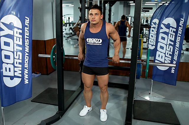 Photo of Barbell Shrug Behind The Back  exercise