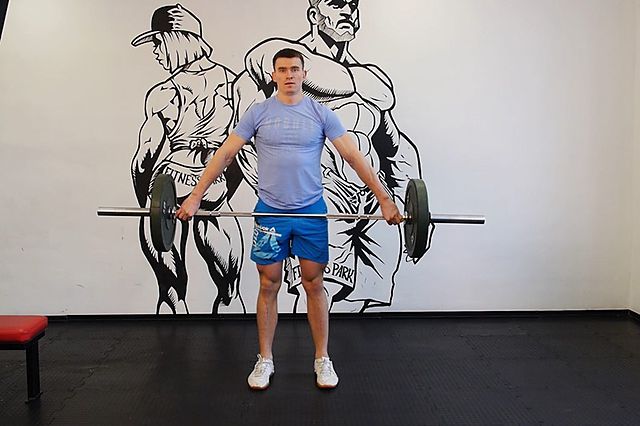 Photo of Clean Shrug exercise