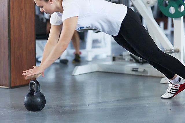 Photo of Plyo Kettlebell Pushups  exercise