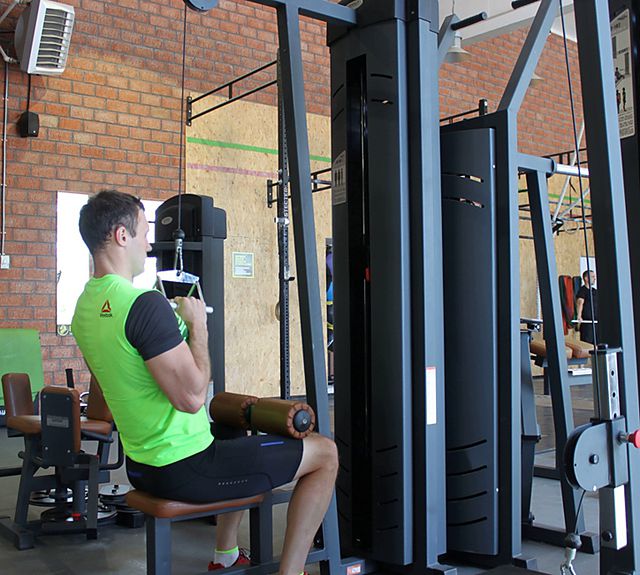Photo of V-Bar Pulldown exercise