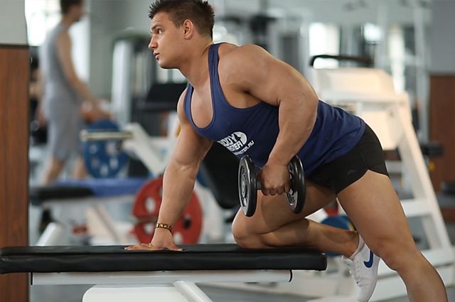 Photo of One-Arm Dumbbell Row  exercise