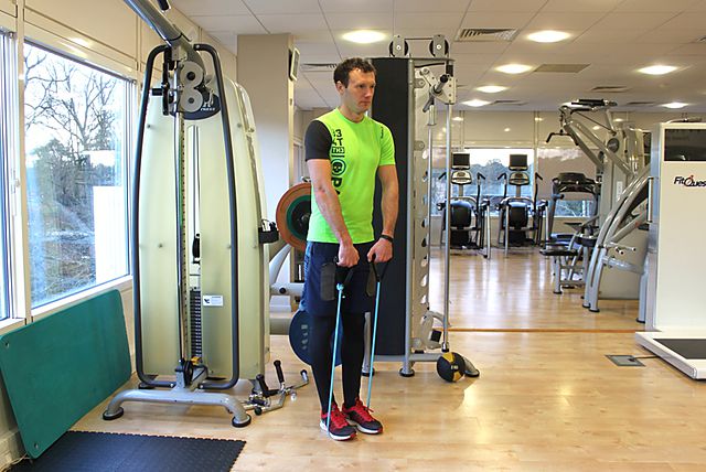 Photo of Upright Row - With Bands exercise