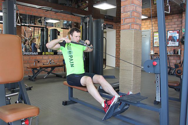 Photo of Low Pulley Row To Neck exercise
