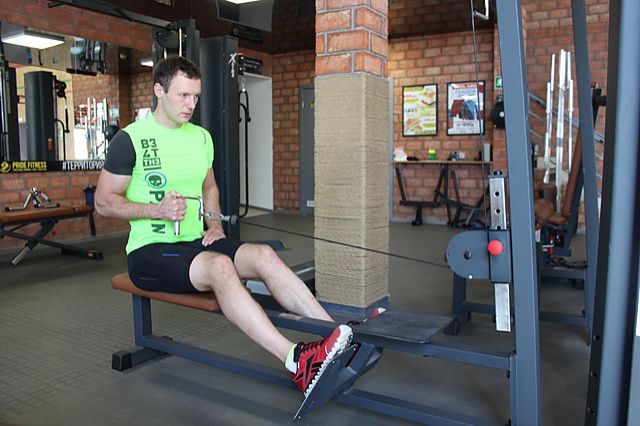 Photo of Seated One-arm Cable Pulley Rows exercise