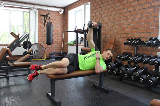 Photo of Lying One-Arm Lateral Raise  exercise
