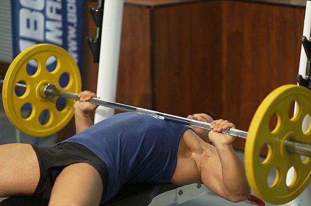 Photo of Barbell Bench Press - Medium Grip exercise