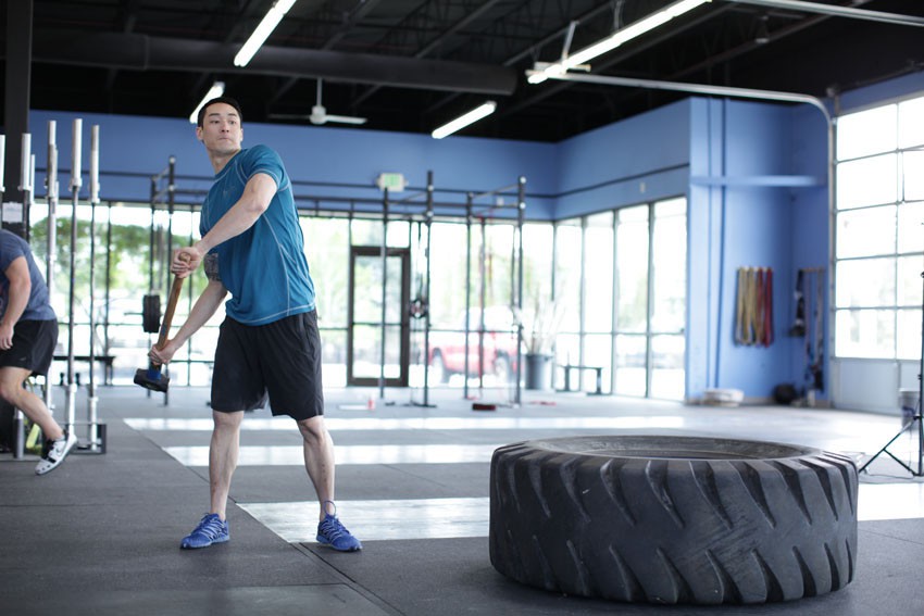Exercise Sledgehammer Swings