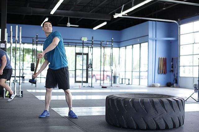 Photo of Sledgehammer Swings exercise