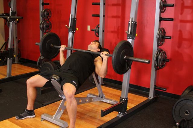 Photo of Barbell Incline Bench Press Medium-Grip  exercise