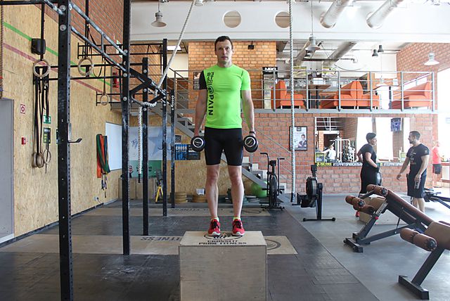 Photo of Dumbbell Step Ups  exercise