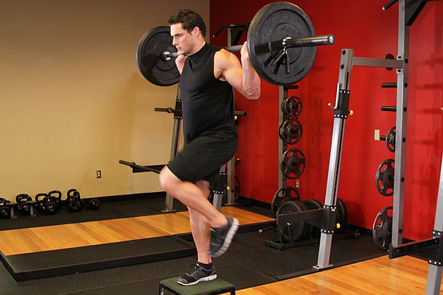 Photo of Barbell Step Ups  exercise