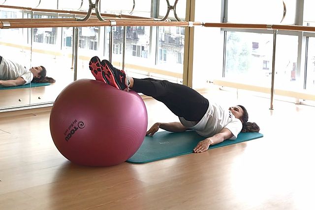 Photo of Ball Leg Curl exercise
