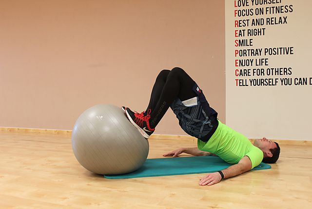Photo of Ball Leg Curl exercise