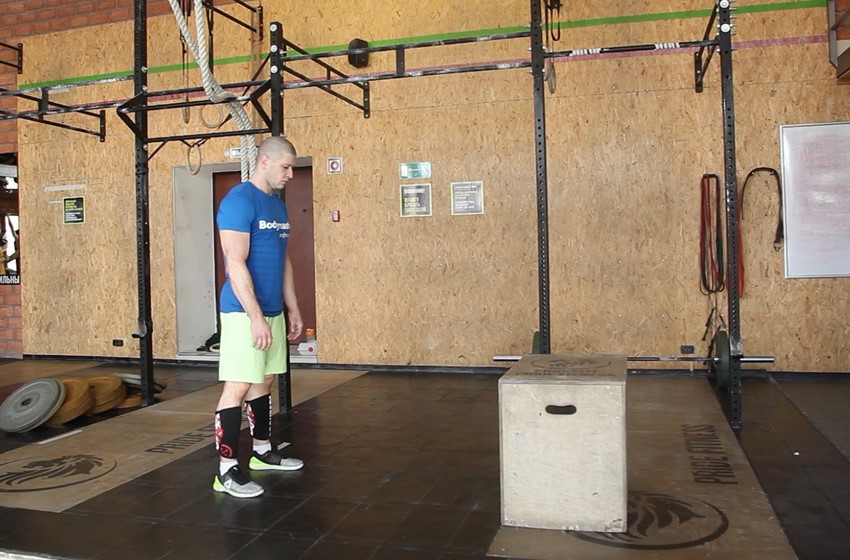 Exercise Burppe Box Jump