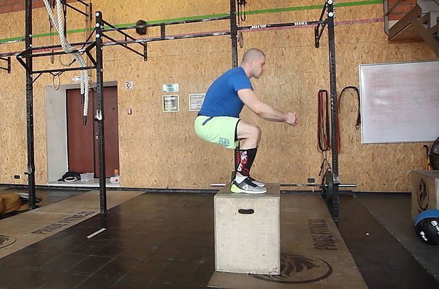 Photo of Burppe Box Jump exercise