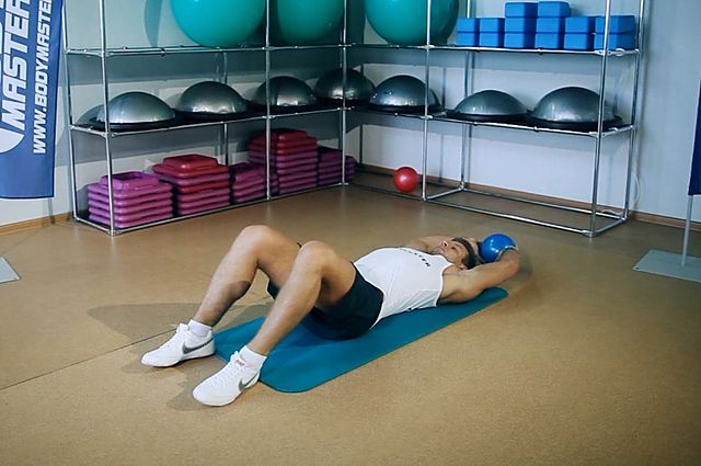 Photo of Supine Two-Arm Overhead Throw exercise