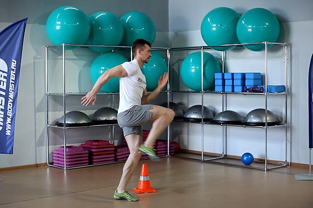Photo of Single-Cone Sprint Drill exercise