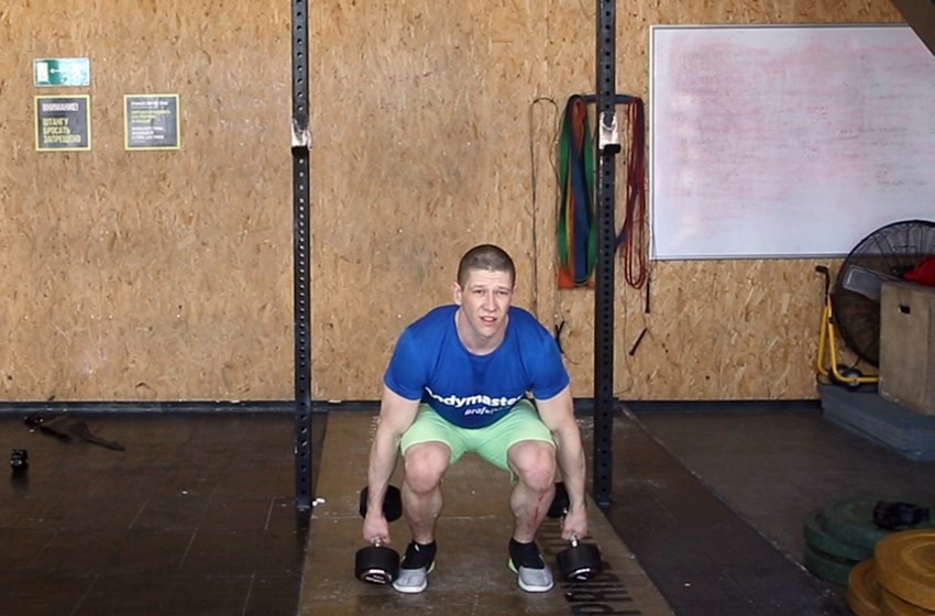 Exercise Dumbbell Clean