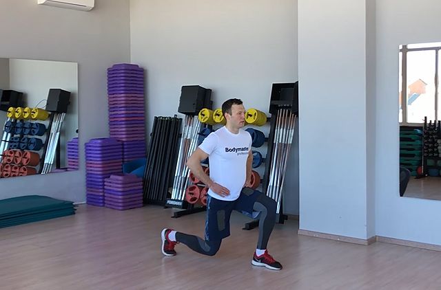 Photo of Bodyweight Walking Lunge exercise