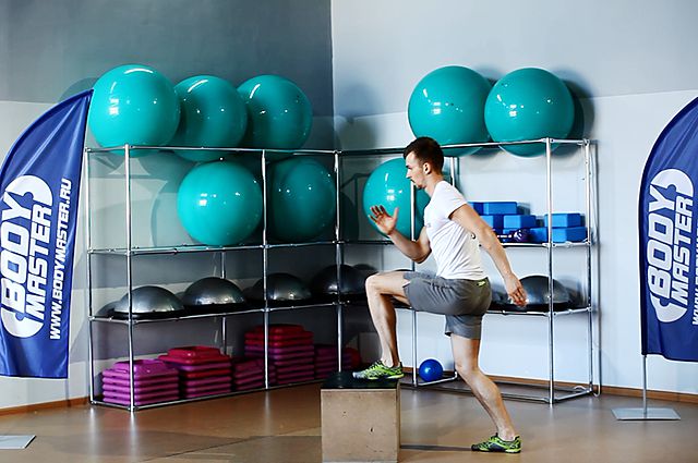 Photo of Single Leg Push-off exercise
