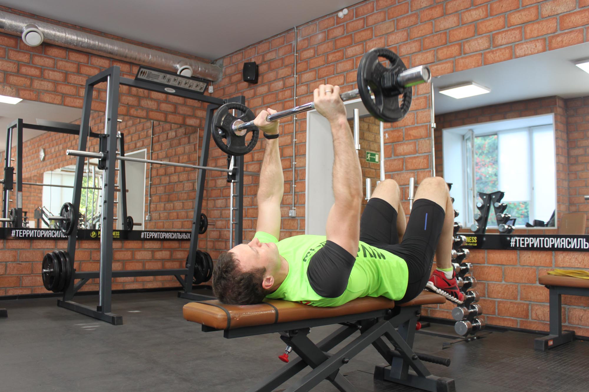 Exercise EZ-Bar Skullcrusher