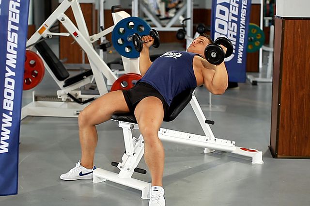 Photo of Hammer Grip Incline DB Bench Press exercise