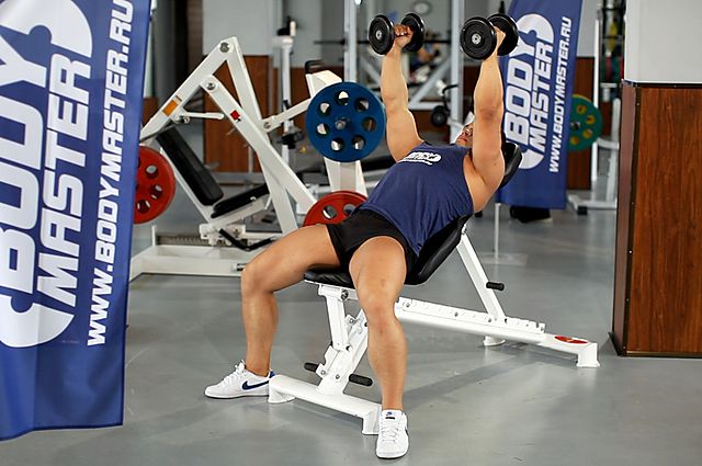 Photo of Hammer Grip Incline DB Bench Press exercise