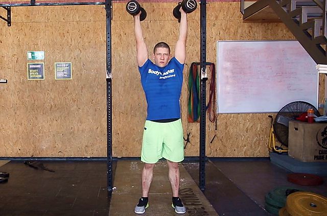 Photo of The Dumbbell Press exercise