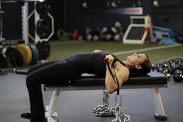Photo of Chain Press exercise