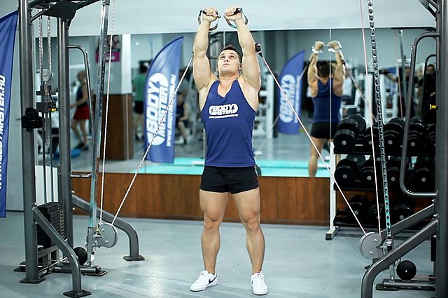 Photo of Cable Shoulder Press exercise