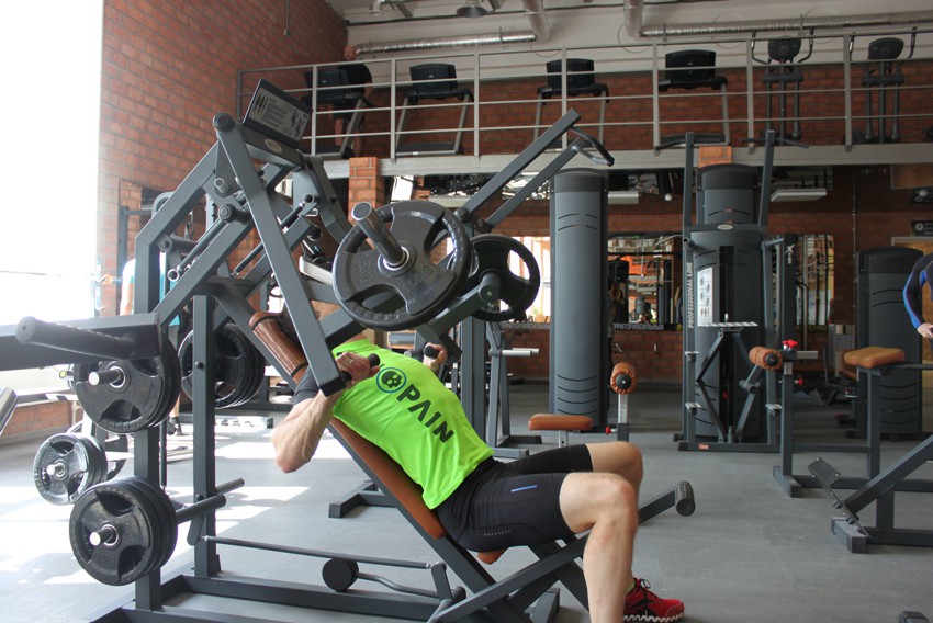 Decline on sale chest press