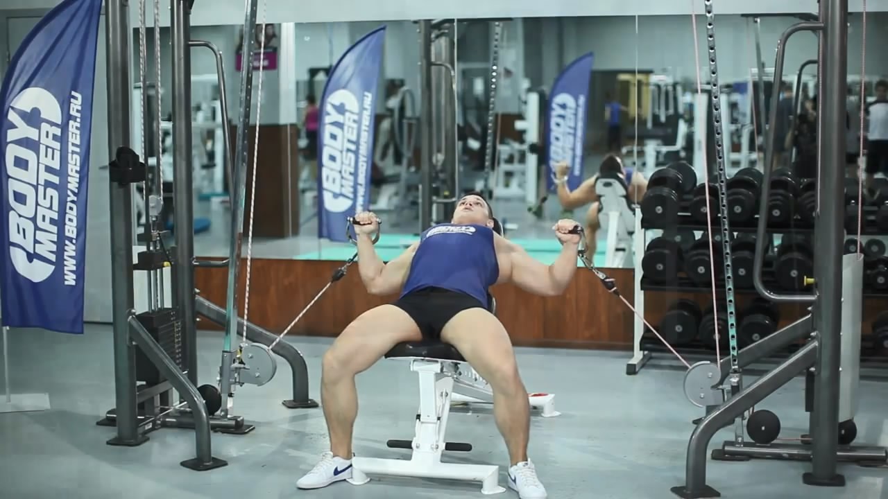 Exercise Incline Cable Chest Press