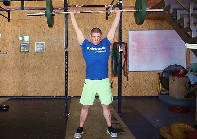 Photo of The Shoulder Press exercise