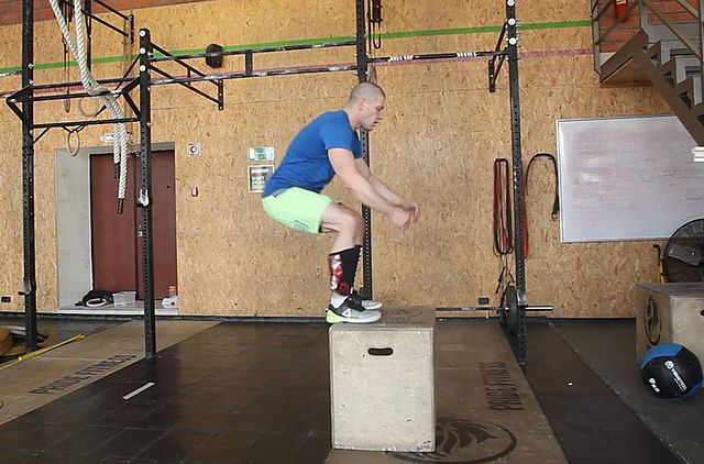 Photo of Front Box Jump exercise