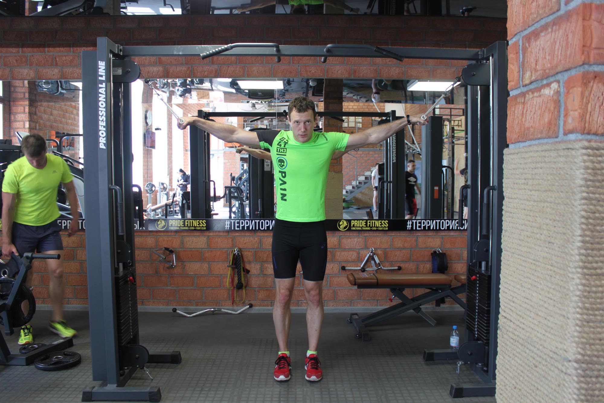 Exercise Cable Iron Cross