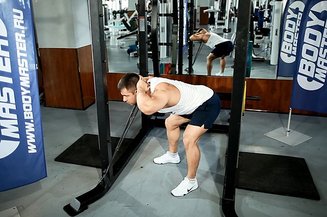 Photo of Band Good Morning (Pull Through) exercise
