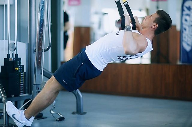 Photo of Inverted Row with Straps exercise