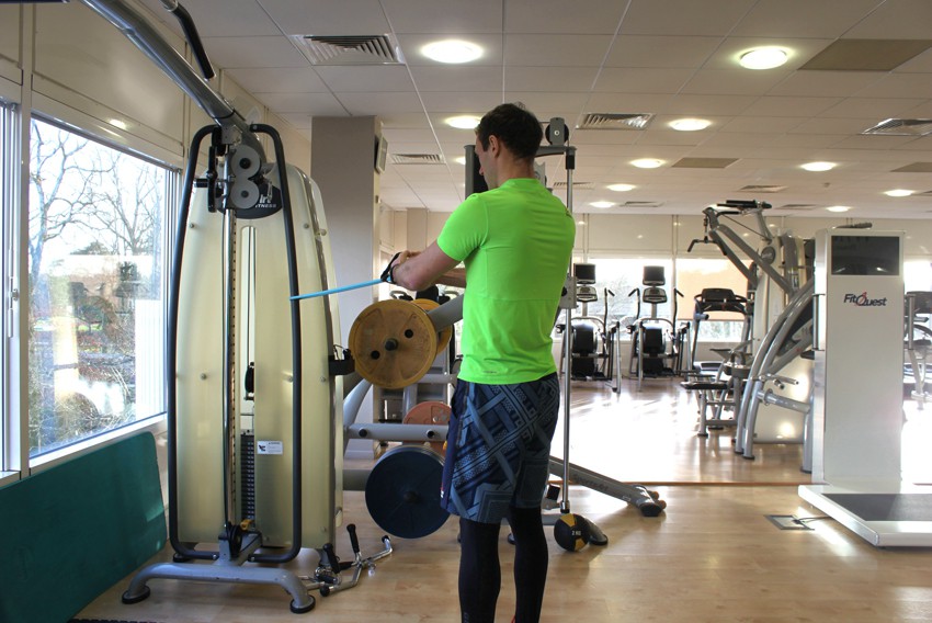 Exercise Back Flyes - With Bands