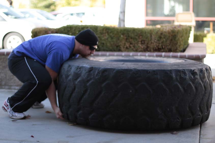 Exercise Tire Flip