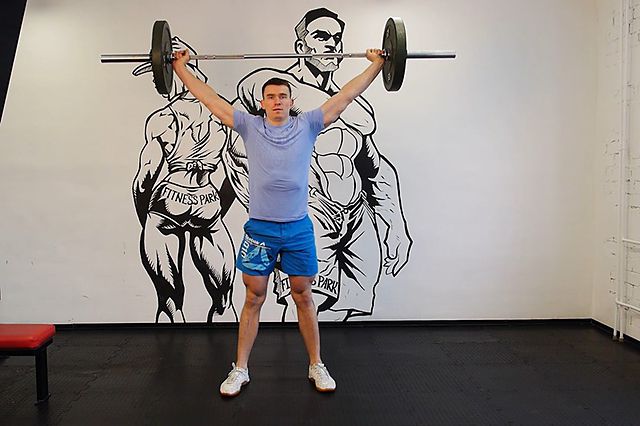 Photo of Muscle Snatch exercise
