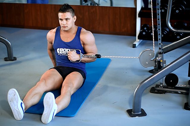 Photo of Cable Internal Rotation exercise
