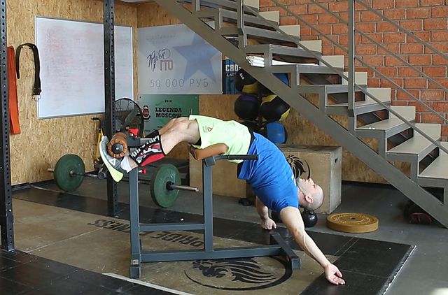 Photo of The GHD Sit-up exercise