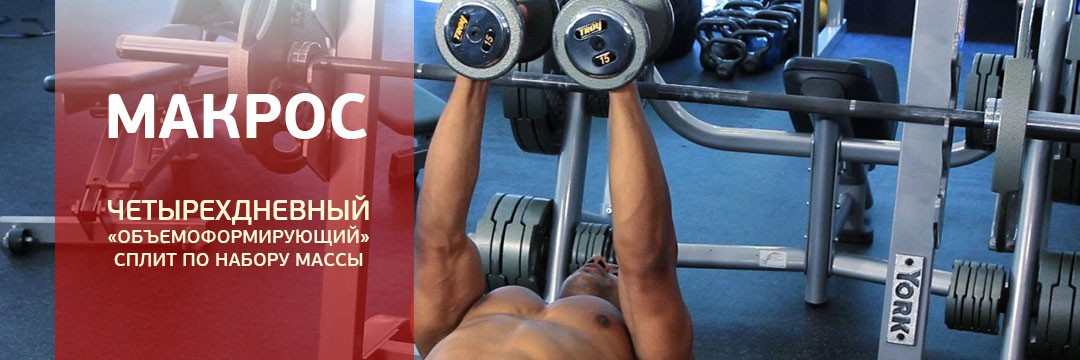 Mass Gain » 4 workouts per week for mass gain