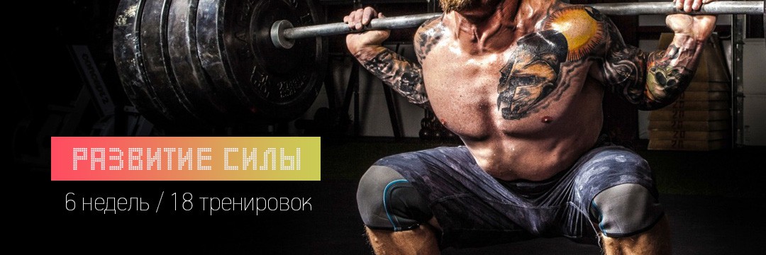 Развитие силы » Развитие силы (6 недель) Развитие силы » Развитие силы (6 недель)