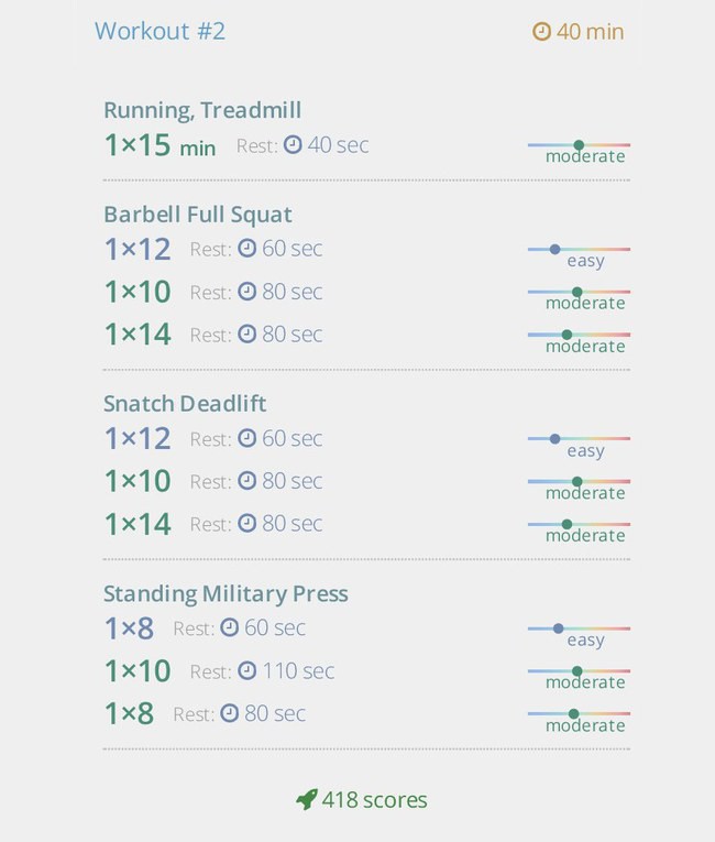 Back in operation with 4 workouts! тренировка 2